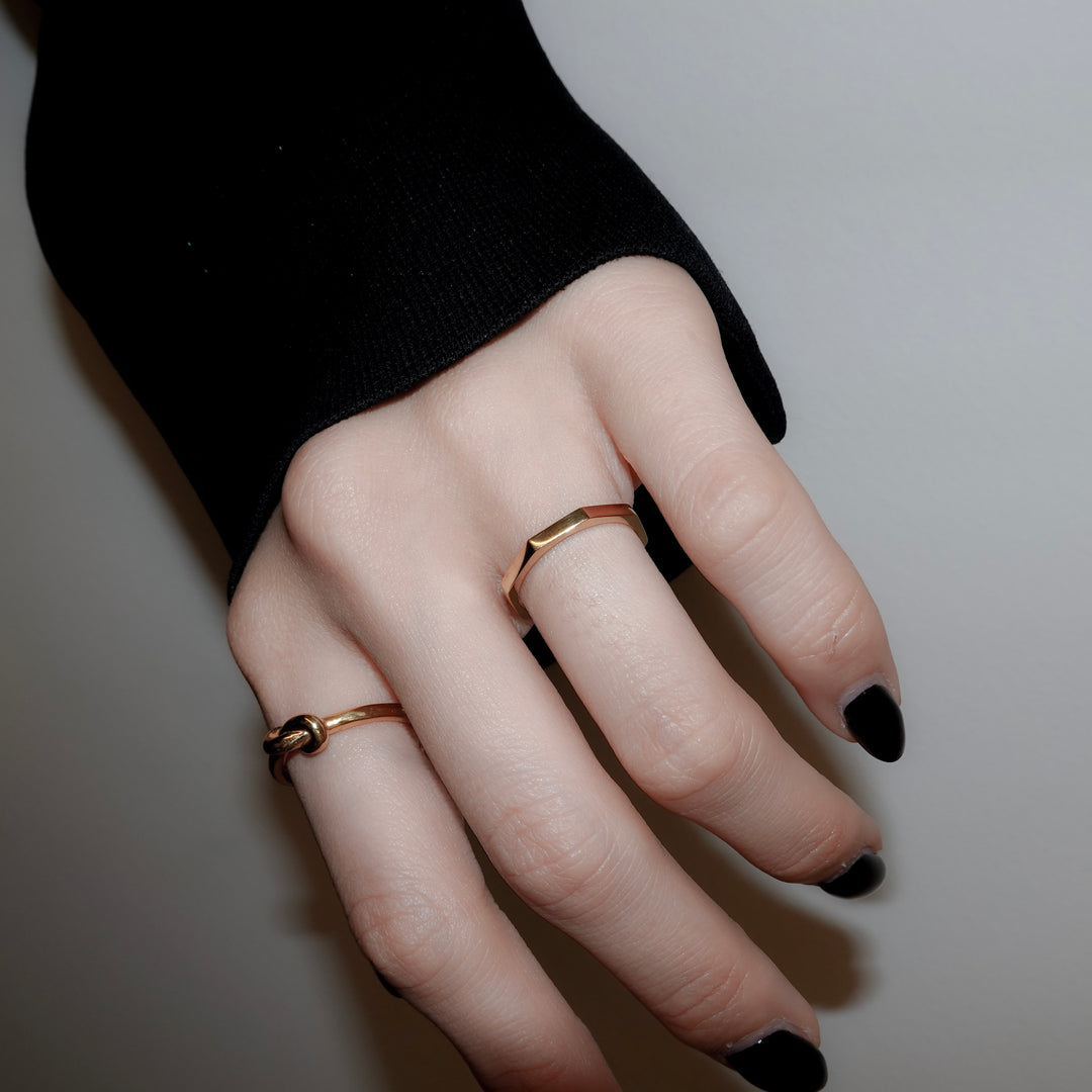 "Octagon" ring (GOLD)