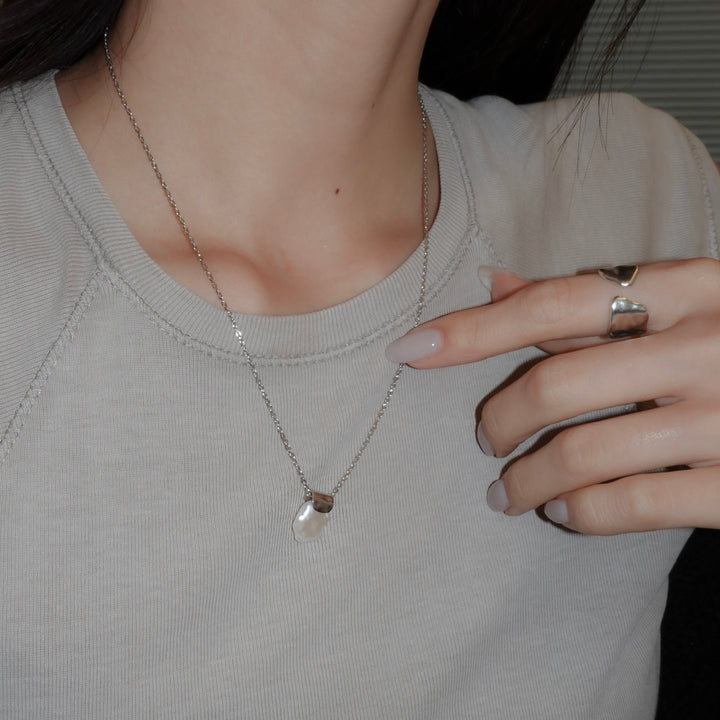 HASAMU necklace pearl