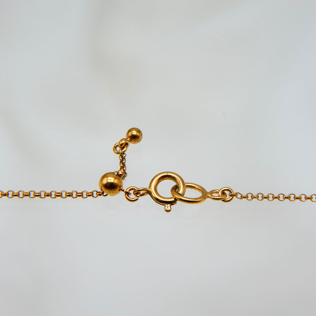 Gold pierced earrings GMF3ネックレス