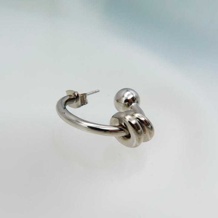 ALAN EARRINGS (Palladium)