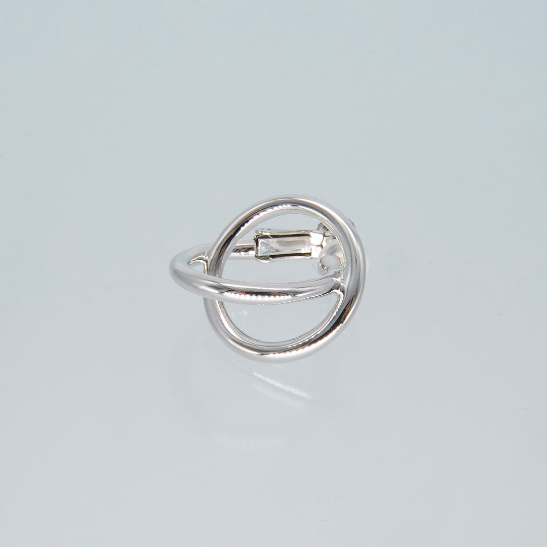 silver ear clip SME2 イアリング