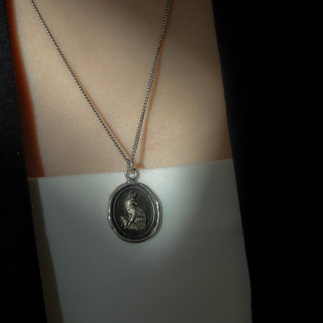 Trust in Yourself 14K Gold On Silver Talisman