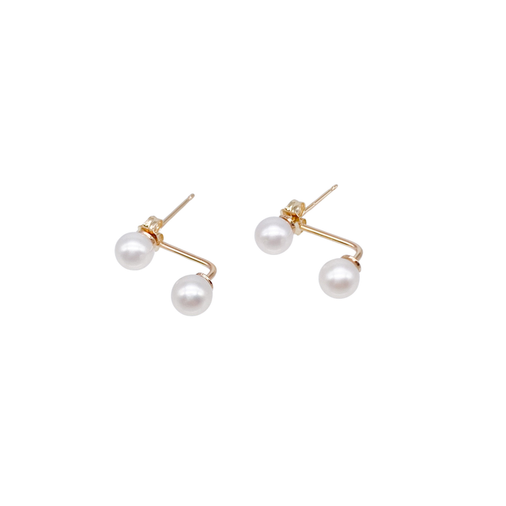 Petite Pearl Jacket Earrings