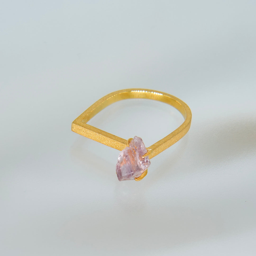 2Way Amethyst Double ring