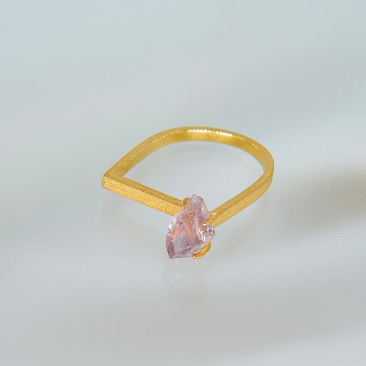 2Way Amethyst Double ring
