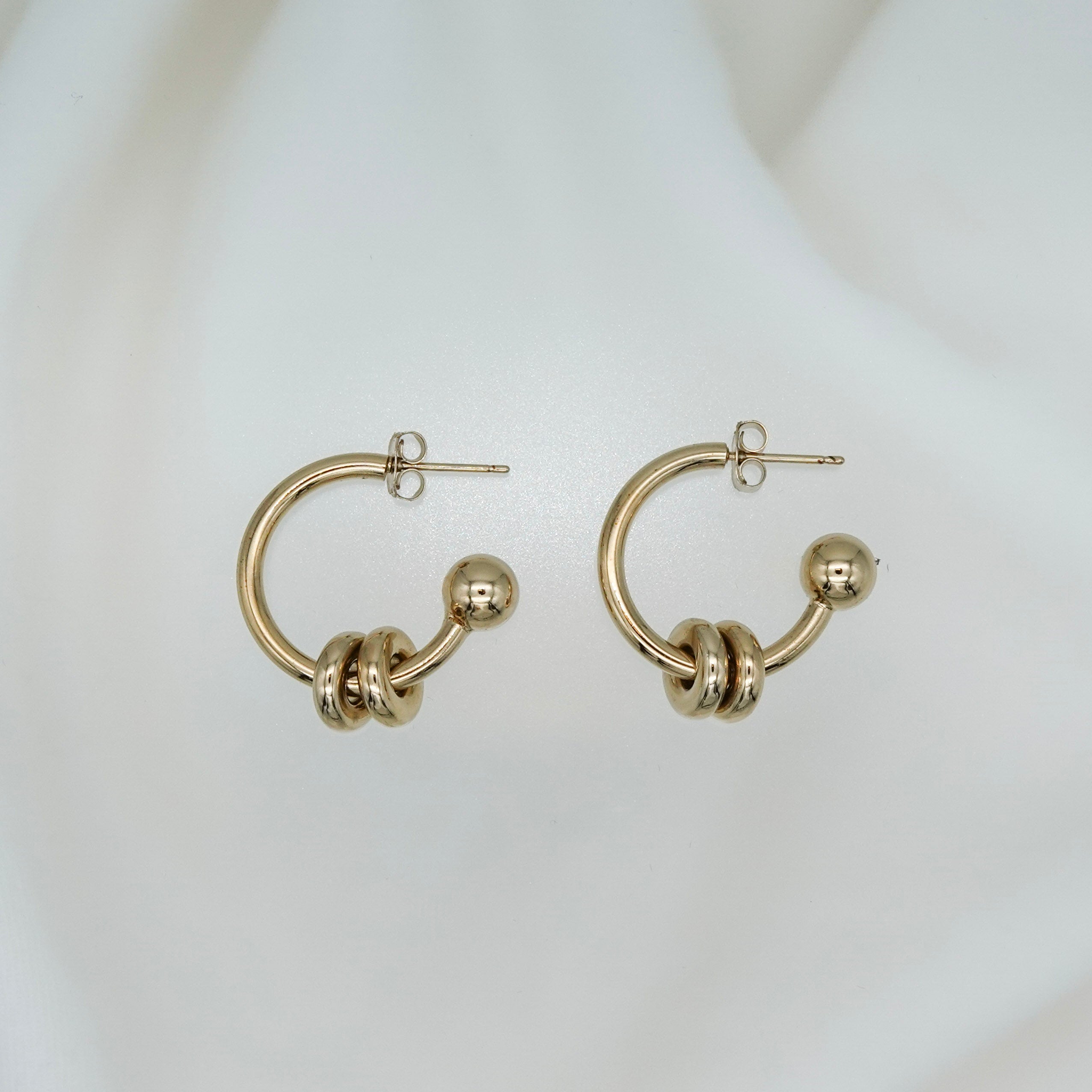 ALAN EARRINGS (Gold) – unigem