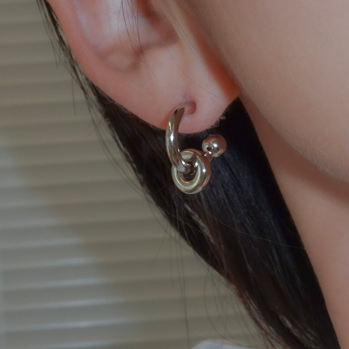 ETHAN EARRINGS (Palladium)