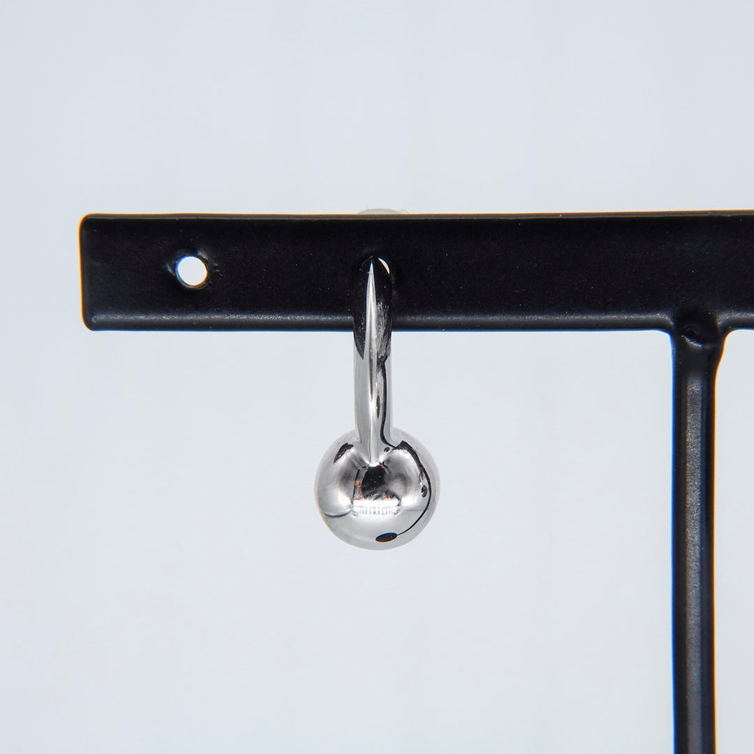 Black pearl pierced earrings SMA24K ピアス 黒蝶真珠