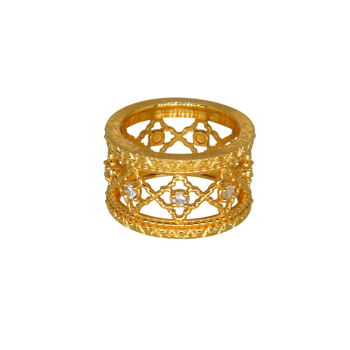 サファイア・フィレンツェ彫りリング(23kgp)