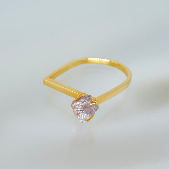 2Way Amethyst Double ring