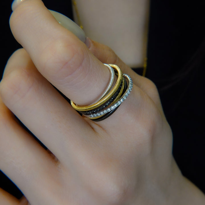 K18+Silver ring CMR9 コンビリング