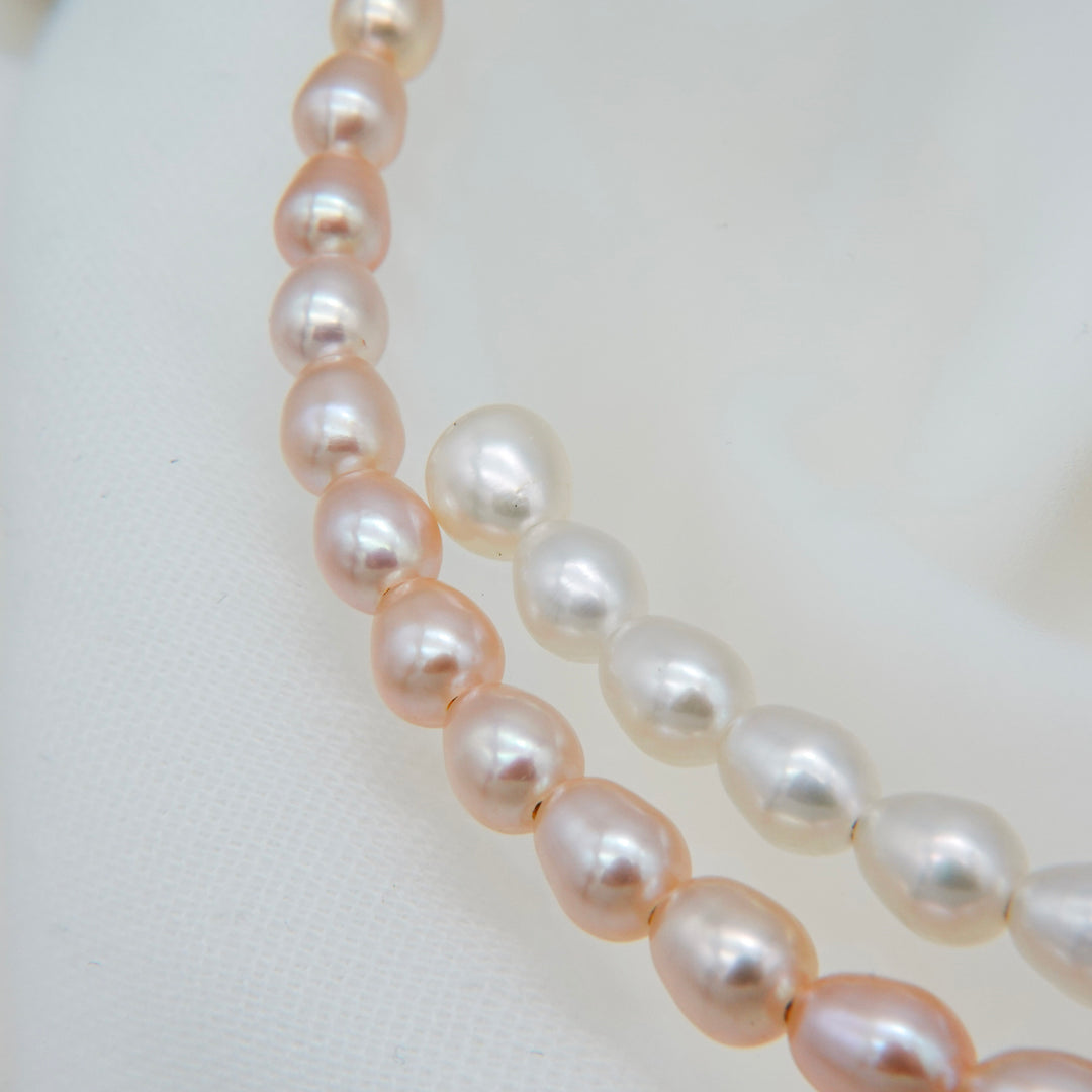 BAROQUE PERAL PINK DOG CHOKER