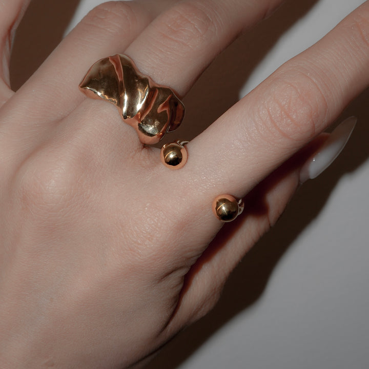 double ball ring small