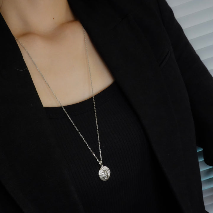 Silver Coin necklace