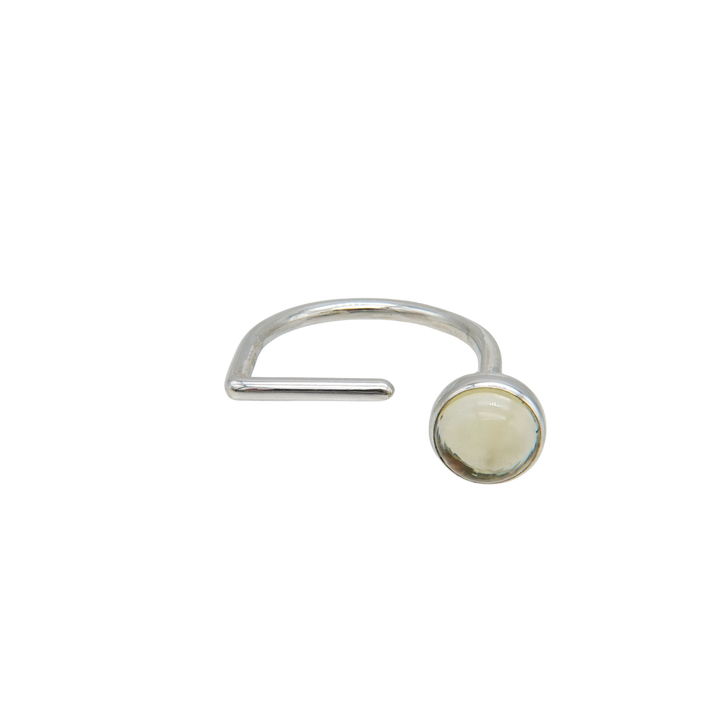 Open Ring / Lemon Quartz