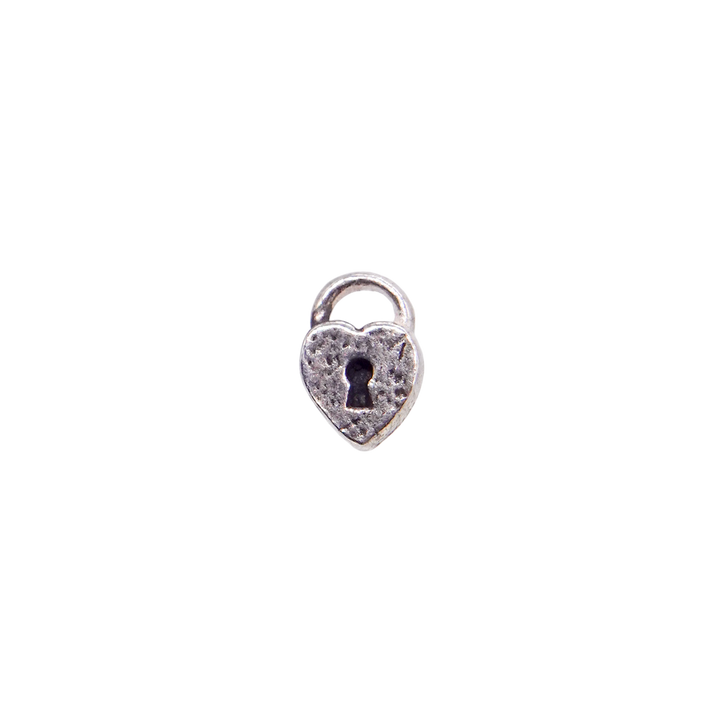 Heart Lock Symbol Stud