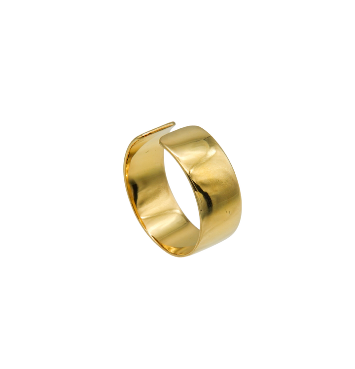 Arc #2 - Cuff Ring_K18YG coat