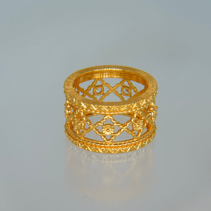 サファイア・フィレンツェ彫りリング(23kgp)