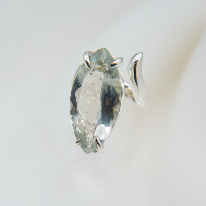 FIRE Flame / Jewel Ring (Green Amethyst)
