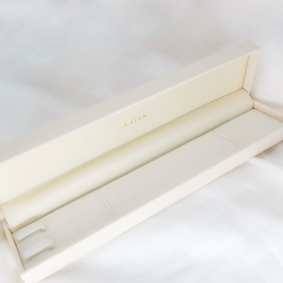 FALLING DEW LARIAT NECKLACE (SHORT)_K10YG