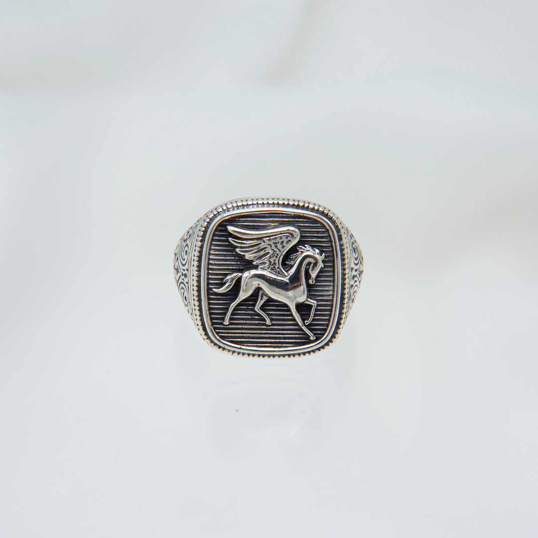 Pegasus Ring in Sterling Silver_20560
