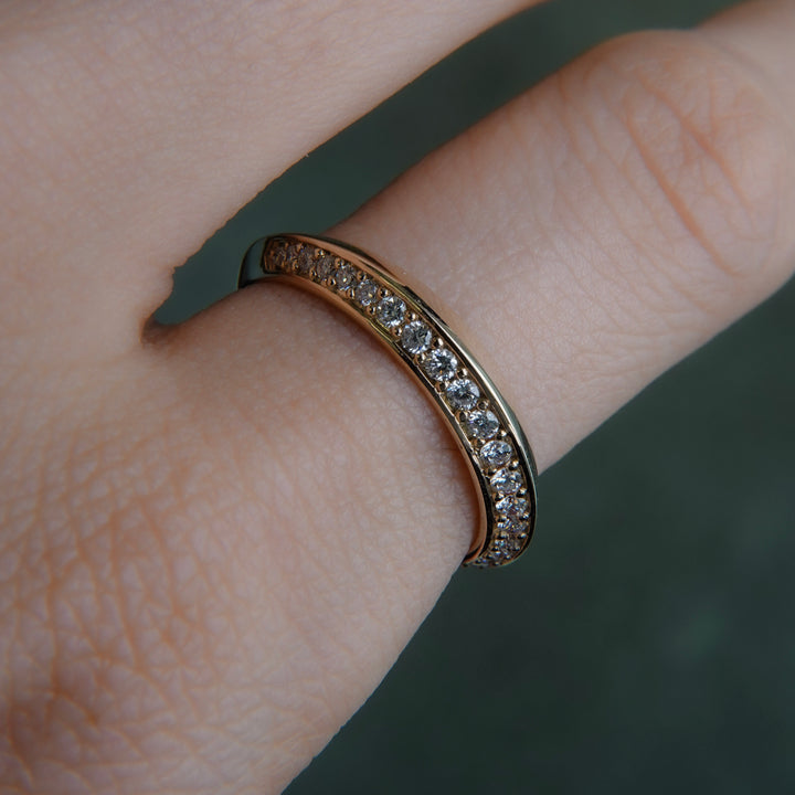 Prism Single Ray Ring -【Lab Grown Diamond】
