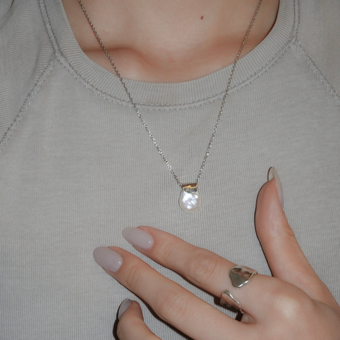 HASAMU necklace pearl