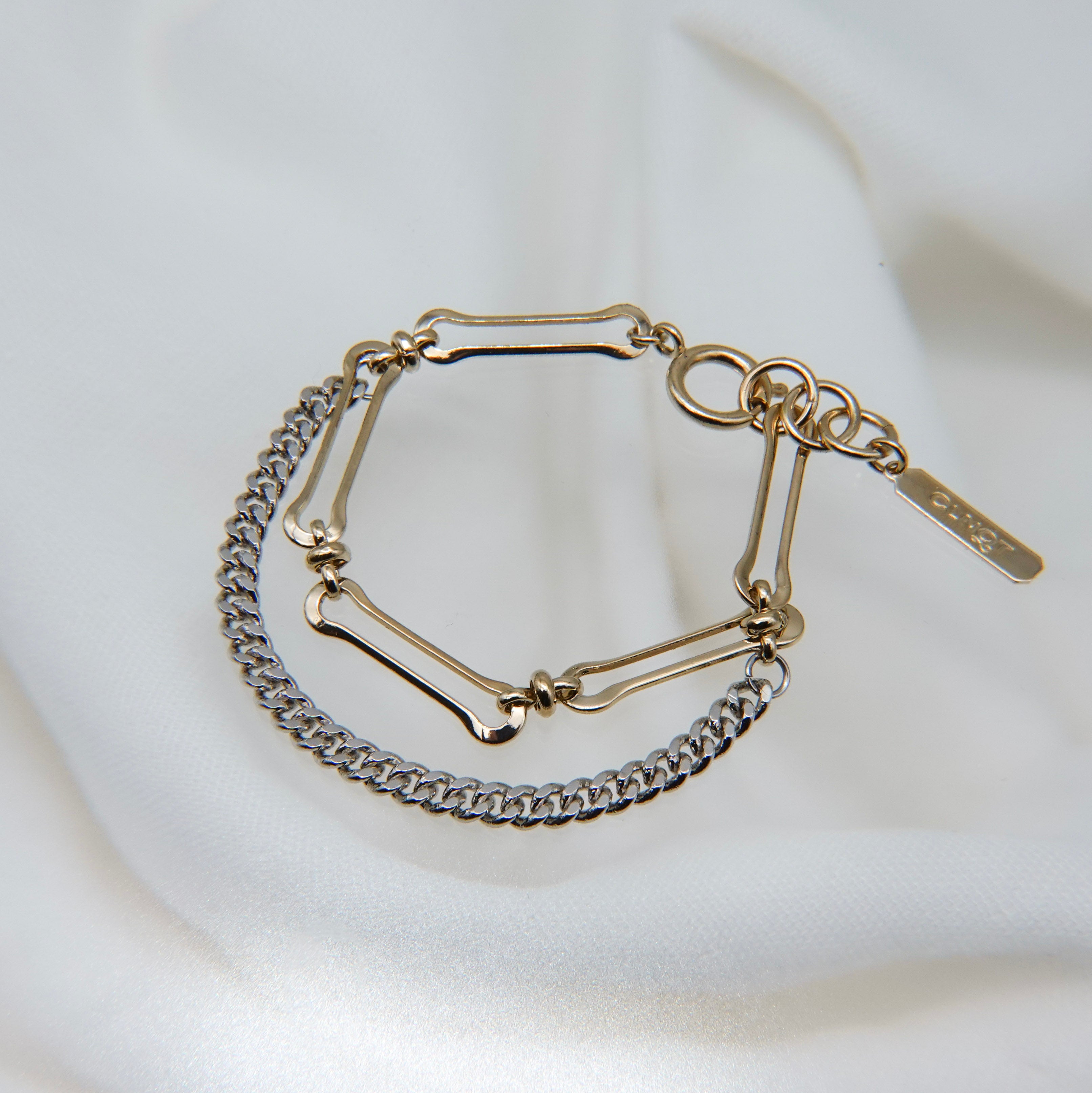 Justine Clenquet ゴールド ブレスレット Pixie bracelet – unigem