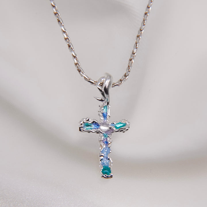 Shippo cross necklace