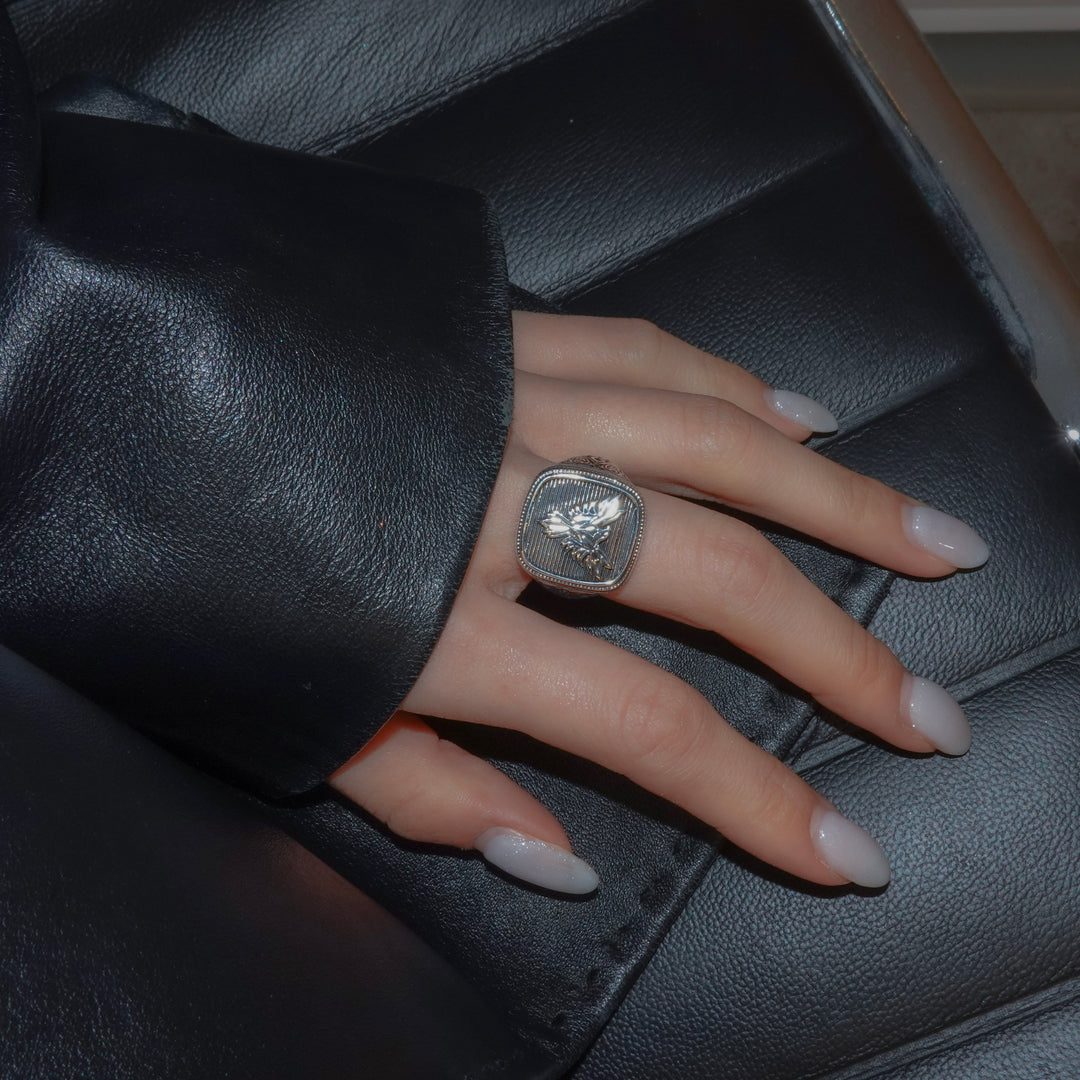 Phoenix Ring in Sterling Silver_20553