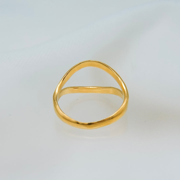 シルバーオープンリング(GOLD)