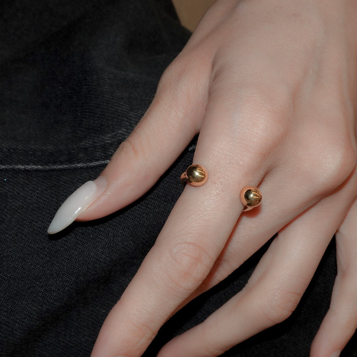 double ball ring small