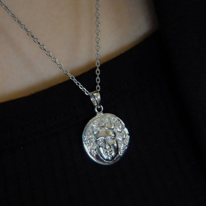 Silver Coin necklace