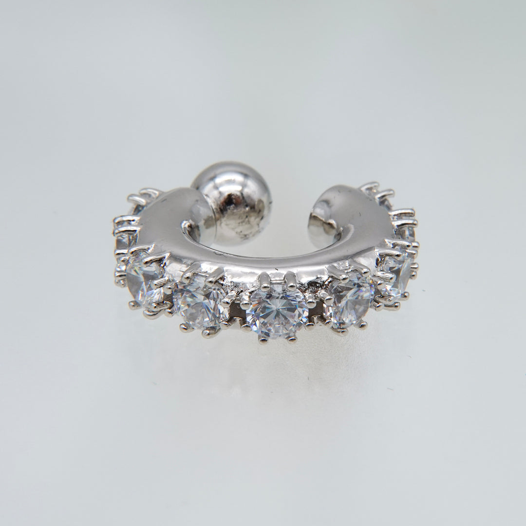 NINA SILVER EAR CUFF