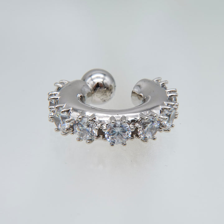 NINA SILVER EAR CUFF