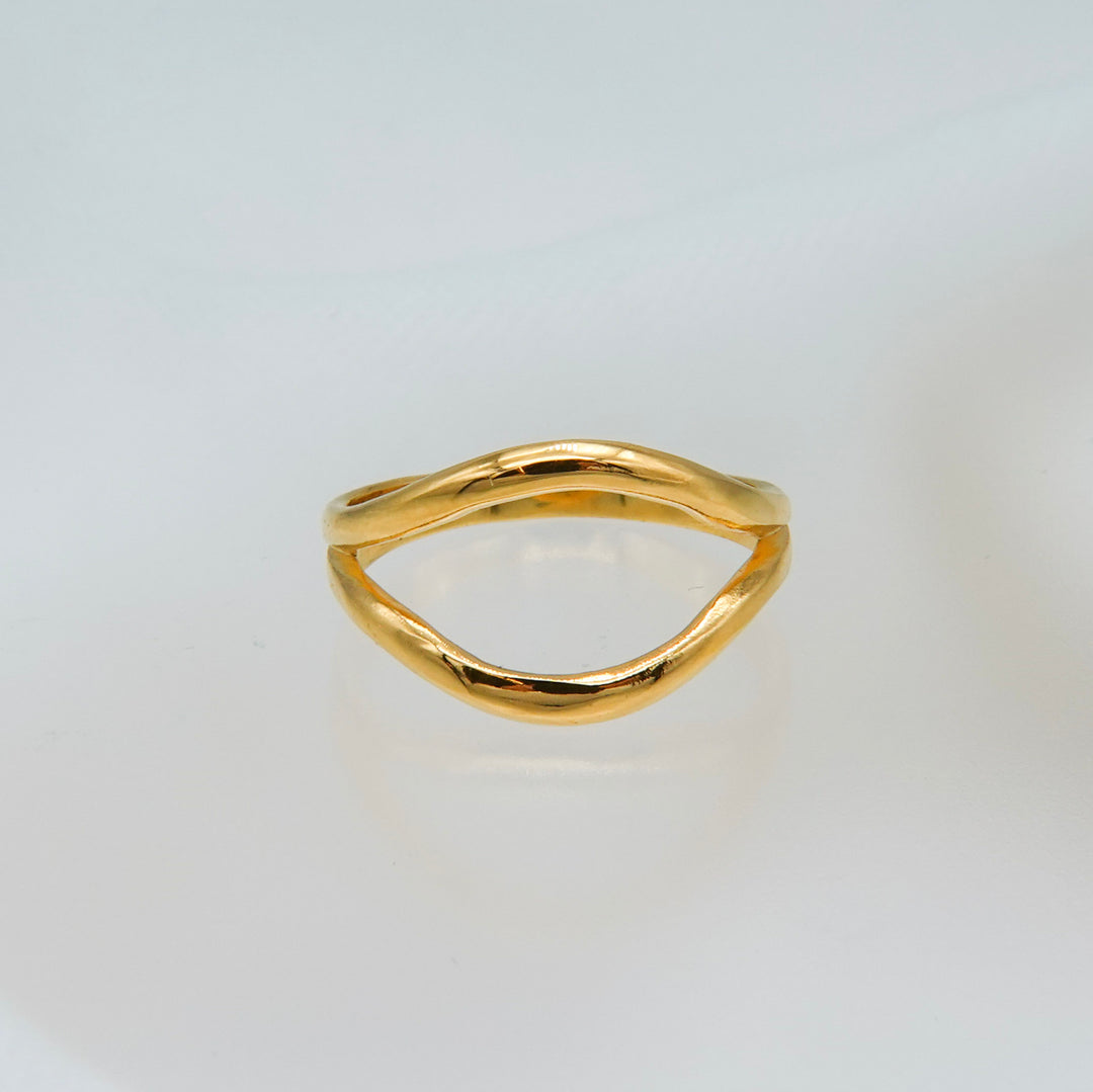 シルバーオープンリング(GOLD)