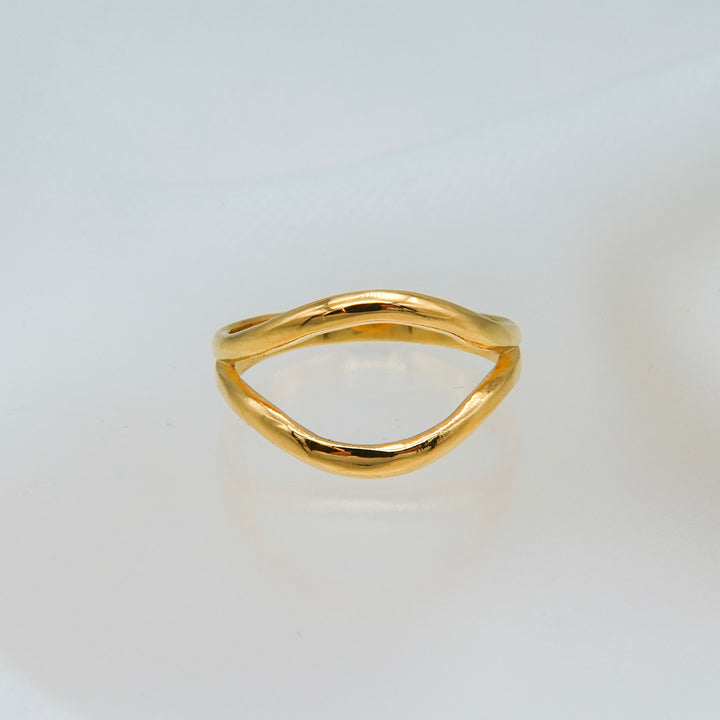 シルバーオープンリング(GOLD)
