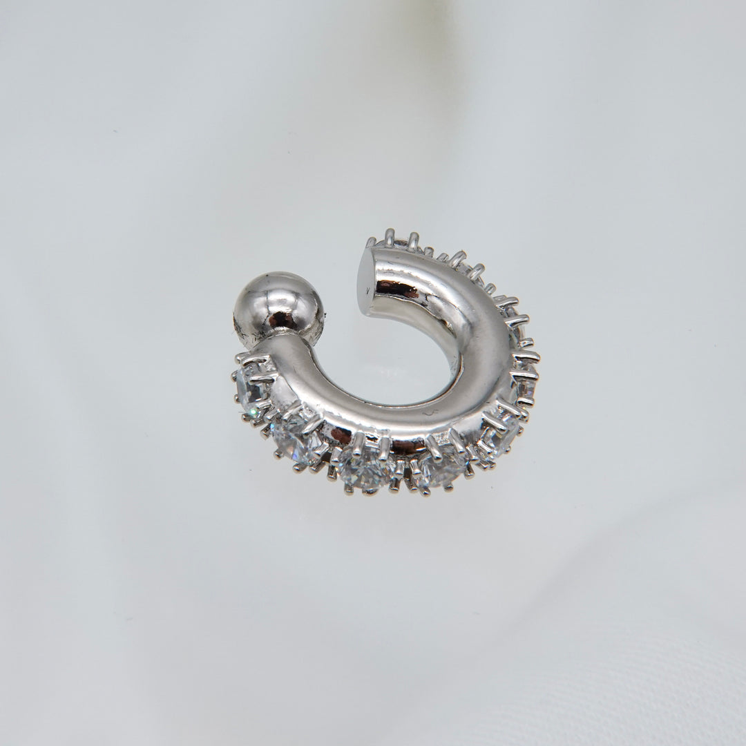 NINA SILVER EAR CUFF