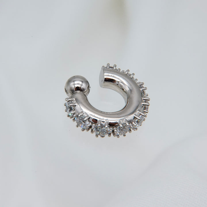 NINA SILVER EAR CUFF