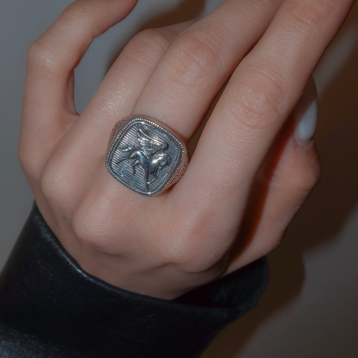 Pegasus Ring in Sterling Silver_20560