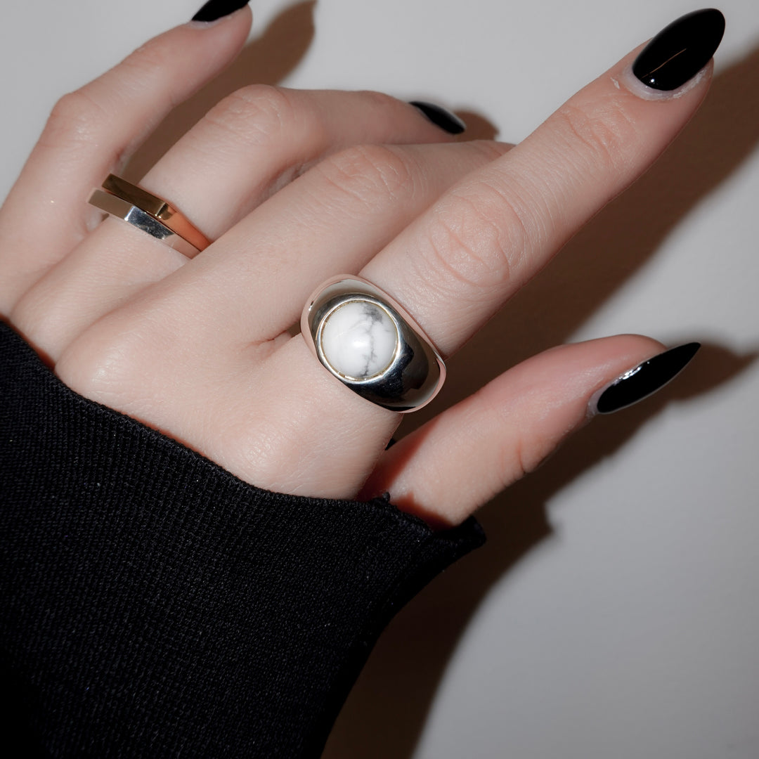 "Stone" ring (marble)