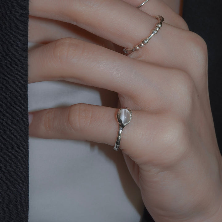 moon stone ring
