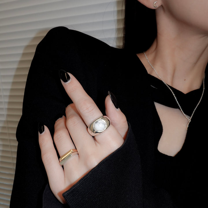 "Stone" ring (marble)