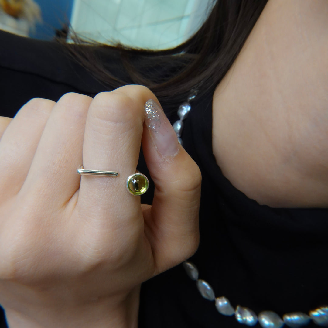 Open Ring / Peridot