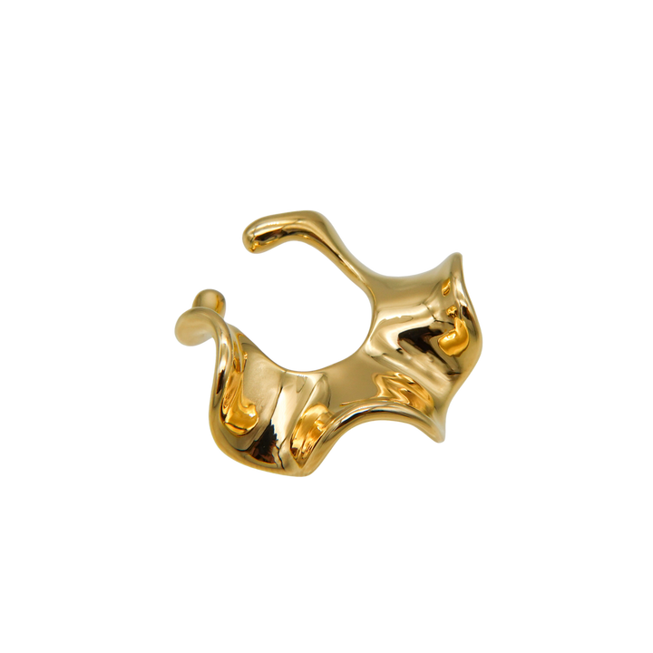 Flora Ear Cuff【S】SV + K18YGP