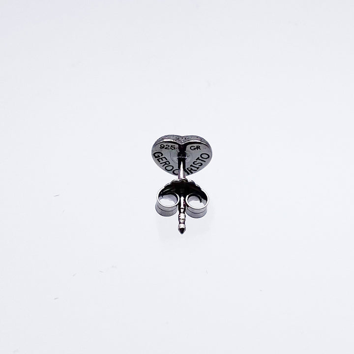 Kallisto tiny heart stud earrings in sterling silver_E1035B