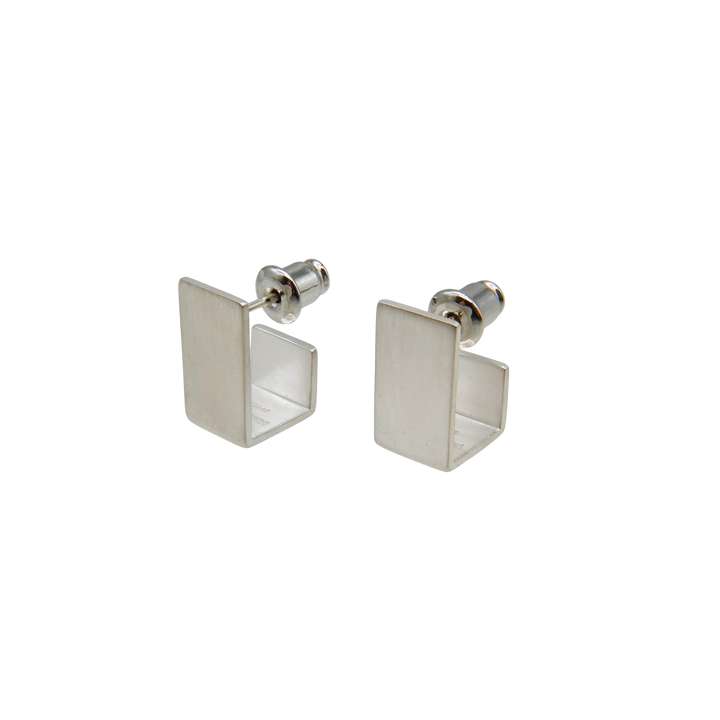 BOX pierced earring