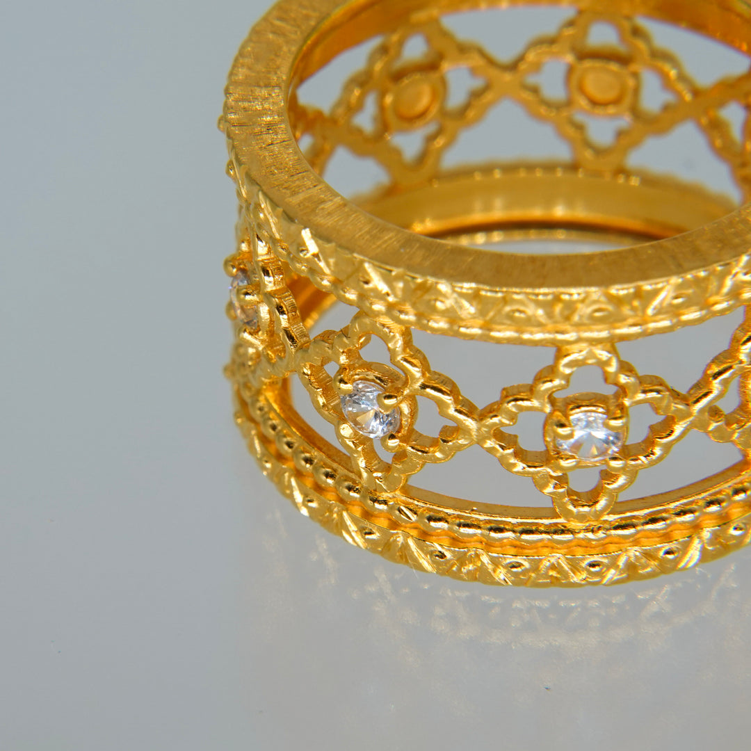 サファイア・フィレンツェ彫りリング(23kgp)