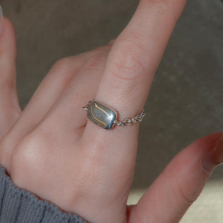 Chewing gum chain Ring