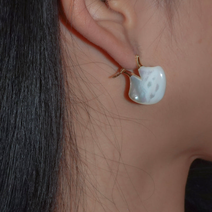 STONE ROTUS K18 EARRINGS